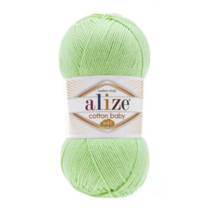 Пряжа для вязания ALIZE "COTTON BABY SOFT" (№41) Мята