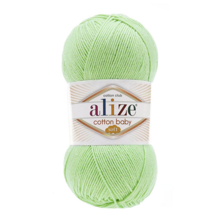 Пряжа для вязания ALIZE "COTTON BABY SOFT" (№41) Мята