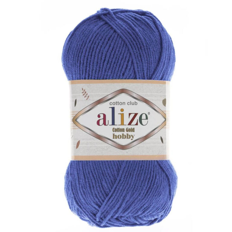 Пряжа для вязания ALIZE COTTON GOLD HOBBY (№141) Василек