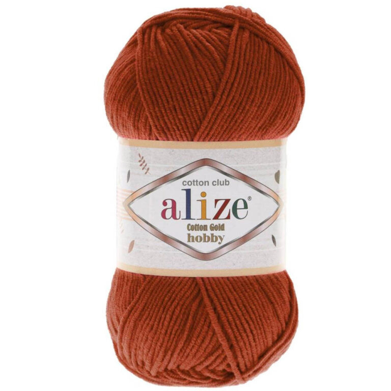 Пряжа для вязания ALIZE COTTON GOLD HOBBY (№36) Терракот
