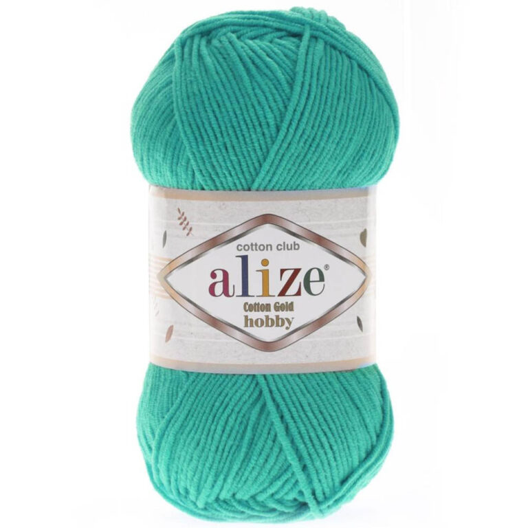 Пряжа для вязания ALIZE COTTON GOLD HOBBY (№610) Изумруд