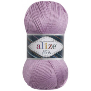 Пряжа для вязания ALIZE "DIVA PLUS" (№474) Лиловый