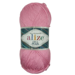 Пряжа для вязания ALIZE "DIVA PLUS" (№98) Розовый