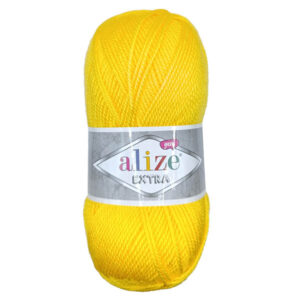 Пряжа для вязания ALIZE "EXTRA" (№216) Желтый