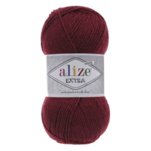 Пряжа для вязания ALIZE "EXTRA" (№57) Бордовый