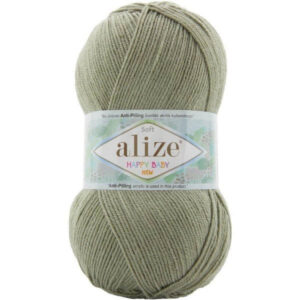 Пряжа для вязания ALIZE "HAPPY BABY NEW" (№138) Хаки