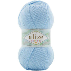 Пряжа для вязания ALIZE "HAPPY BABY NEW" (№183) Голубой