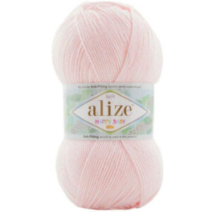 Пряжа для вязания ALIZE "HAPPY BABY NEW" (№184) Неж.розовый