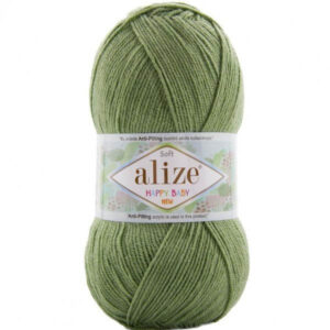 Пряжа для вязания ALIZE "HAPPY BABY NEW" (№485) Зеленое яблоко