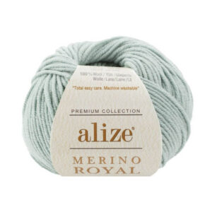 Пряжа для вязания ALIZE "MERINO ROYAL" (№522) Мята