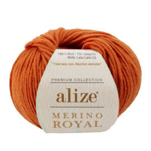 Пряжа для вязания ALIZE "MERINO ROYAL" (№89) Терракот