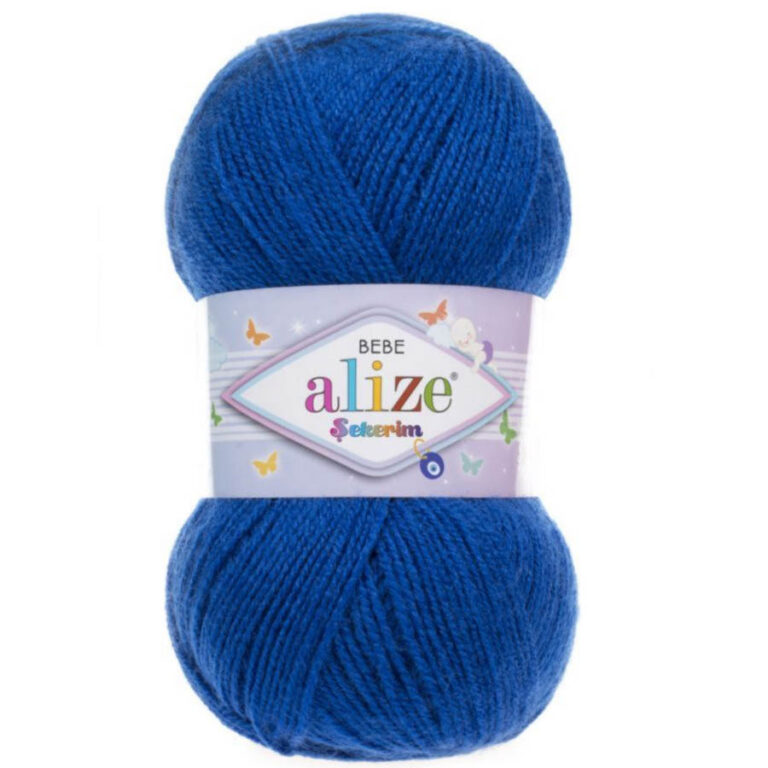 Пряжа для вязания ALIZE "SEKERIM BEBE" (№141) Василек