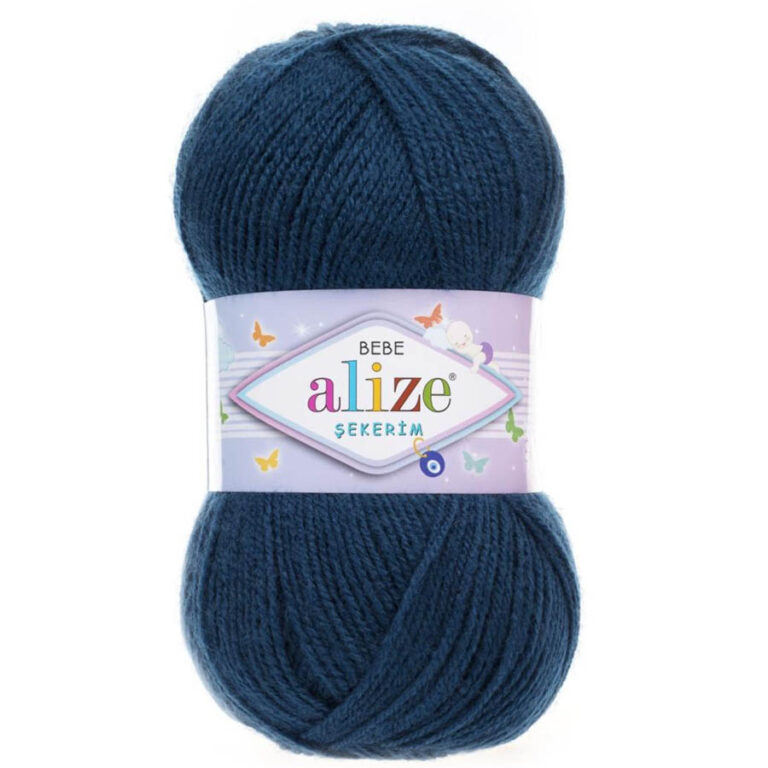 Пряжа для вязания ALIZE "SEKERIM BEBE" (№434) Петроль