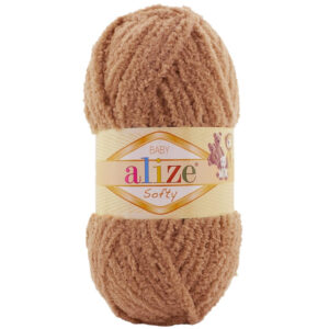 Пряжа для вязания ALIZE "SOFTY" (№261) Карамель
