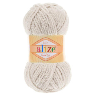 Пряжа для вязания ALIZE "SOFTY" (№599) Слоновая кость