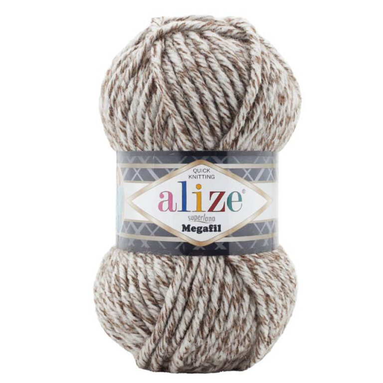Пряжа для вязания ALIZE "SUPERLANA MEGAFIL" (№803) Молочно-коричневый