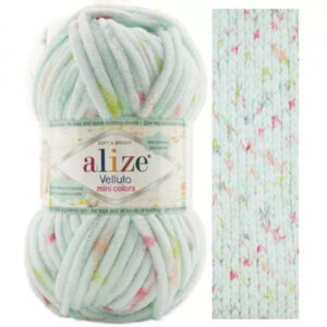 Пряжа для вязания ALIZE "VELLUTO MINI COLORS" (№8118) Принт