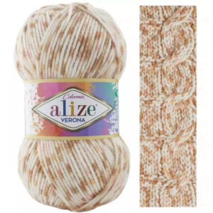 Пряжа для вязания ALIZE "VERONA" (№7716) Принт