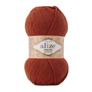 Пряжа для вязания ALIZE "COTTON GOLD PRATICA" (№36) Терракот
