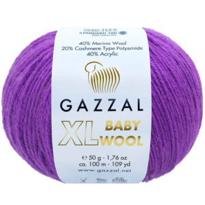 Пряжа для вязания GAZZAL "BABY WOOL XL" (№815) Т.фуксия