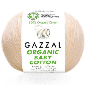 Пряжа для вязания GAZZAL "ORGANIC BABY COTTON" (№439) Св.лимон