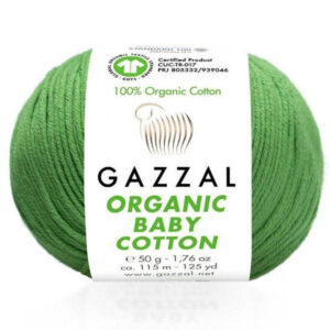 Пряжа для вязания GAZZAL "ORGANIC BABY COTTON" (№440) Экзотик