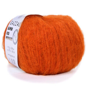 Пряжа для вязания GAZZAL "SUPER KID MOHAIR" (№64429) Оранжевый