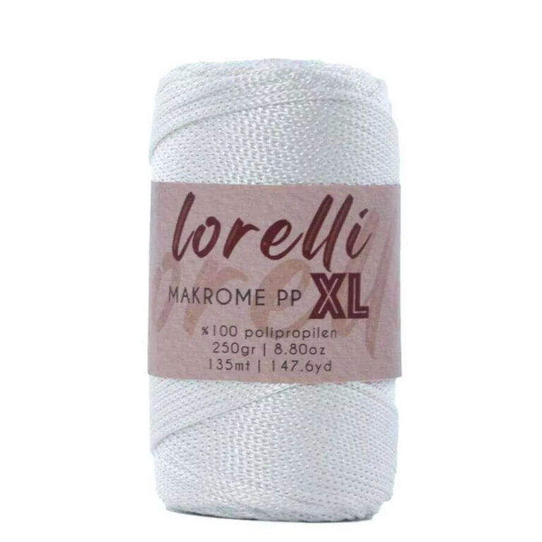Шнур для вязания HOBITU "LORELLI" (№001) Белый