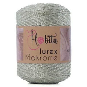 Пряжа для вязания HOBITU "LUREX MACRAME" (№016)