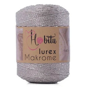Пряжа для вязания HOBITU "LUREX MACRAME" (№030)