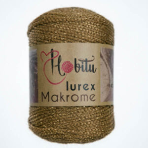 Пряжа для вязания HOBITU "LUREX MACRAME" (№044)