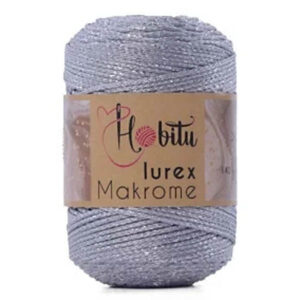 Пряжа для вязания HOBITU "LUREX MACRAME" (№060)
