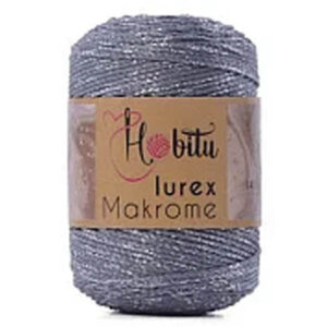 Пряжа для вязания HOBITU "LUREX MACRAME" (№064)