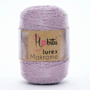 Пряжа для вязания HOBITU "LUREX MACRAME" (№072)