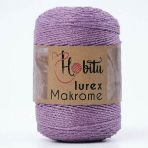 Пряжа для вязания HOBITU "LUREX MACRAME" (№074)