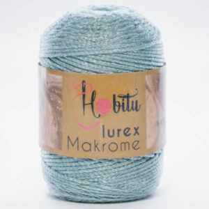 Пряжа для вязания HOBITU "LUREX MACRAME" (№168)