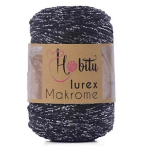 Пряжа для вязания HOBITU "LUREX MACRAME" (№270-02)