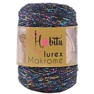 Пряжа для вязания HOBITU "LUREX MACRAME" (№270-04)