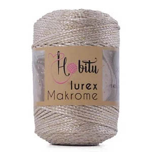 HOBITU "LUREX MACRAME" (Хобиту "Люрекс Макраме") – пряжа для вязания
