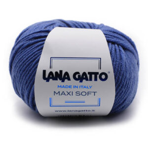 Пряжа для вязания LANA GATTO "MAXI SOFT" (№10173) Джинс