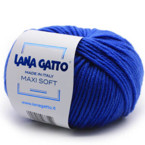 Пряжа для вязания LANA GATTO "MAXI SOFT" (№13993) Ультрамарин