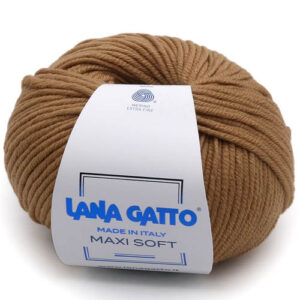 Пряжа для вязания LANA GATTO "MAXI SOFT" (№14202) Верблюжий