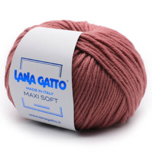 Пряжа для вязания LANA GATTO "MAXI SOFT" (№14445) Ягодный сорбет