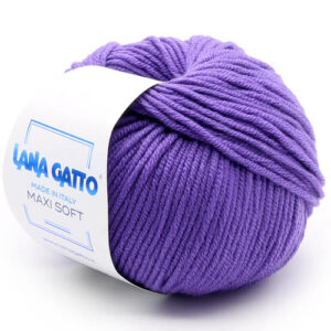 Пряжа для вязания LANA GATTO "MAXI SOFT" (№14450) Лиловый