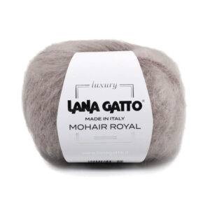 Пряжа для вязания LANA GATTO "MOHAIR ROYAL" (№2103) Розовато-серый