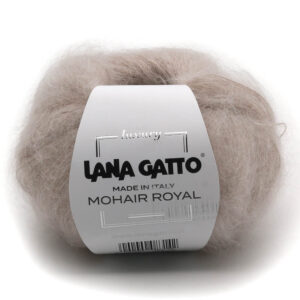 Пряжа для вязания LANA GATTO "MOHAIR ROYAL" (№9372) Бежевый