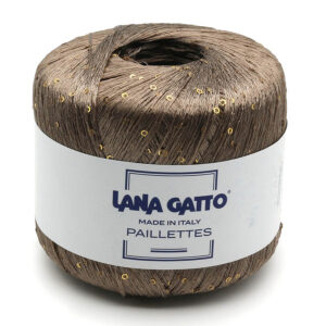 Пряжа для вязания LANA GATTO "PAILLETTES" (№30100) Шоколад