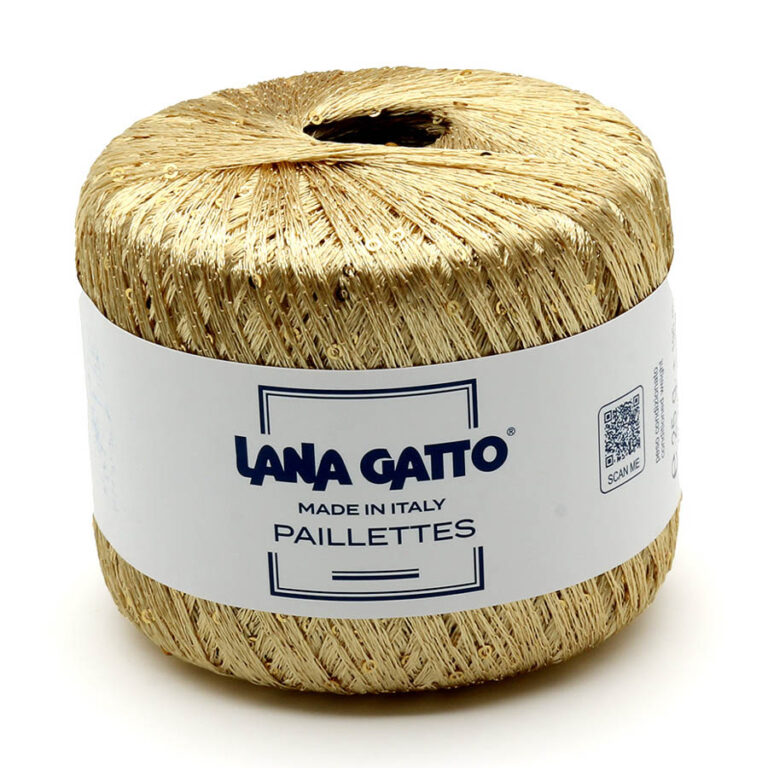 Пряжа для вязания LANA GATTO "PAILLETTES" (№30784) Золото