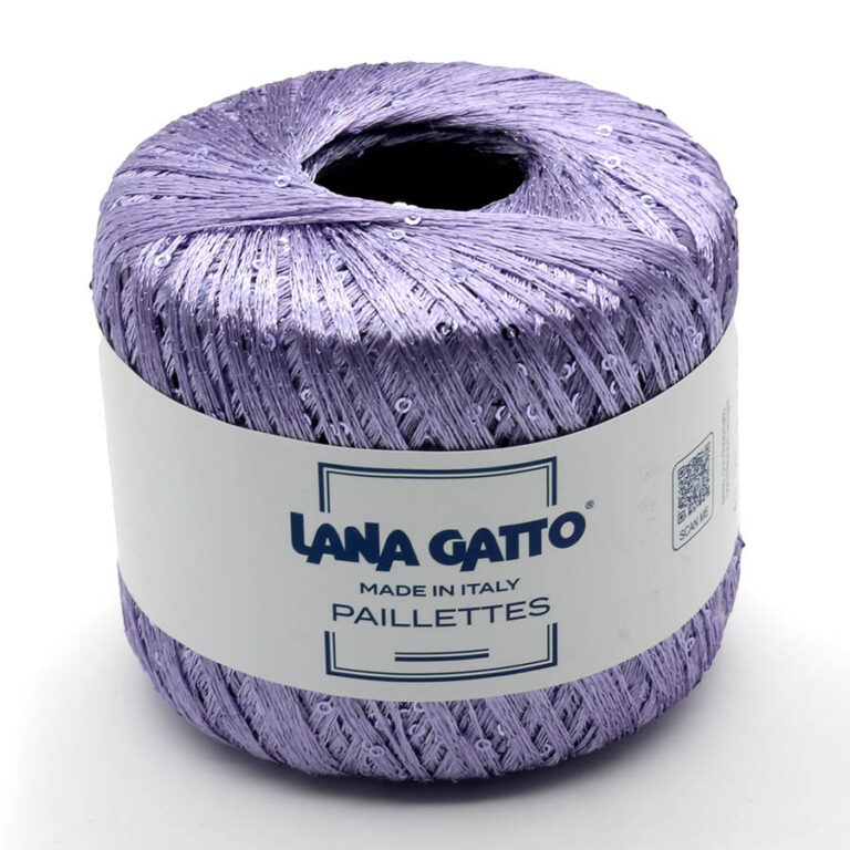 Пряжа для вязания LANA GATTO "PAILLETTES" (№30787) Лаванда