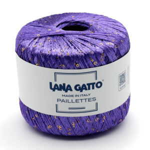 Пряжа для вязания LANA GATTO "PAILLETTES" (№30788) Фиолетовый
